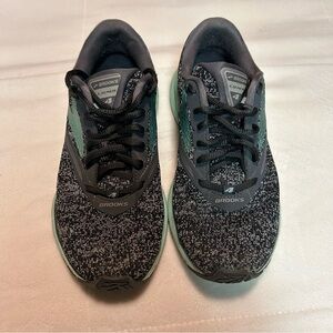 Brooks Black and Gray Athletic Shoes